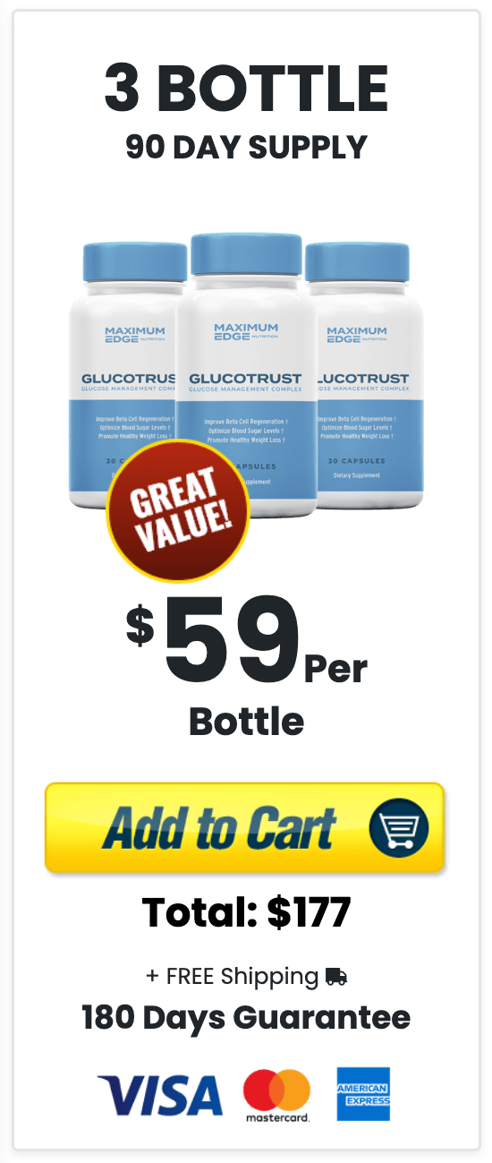 GlucoTrust - 3 Bottles